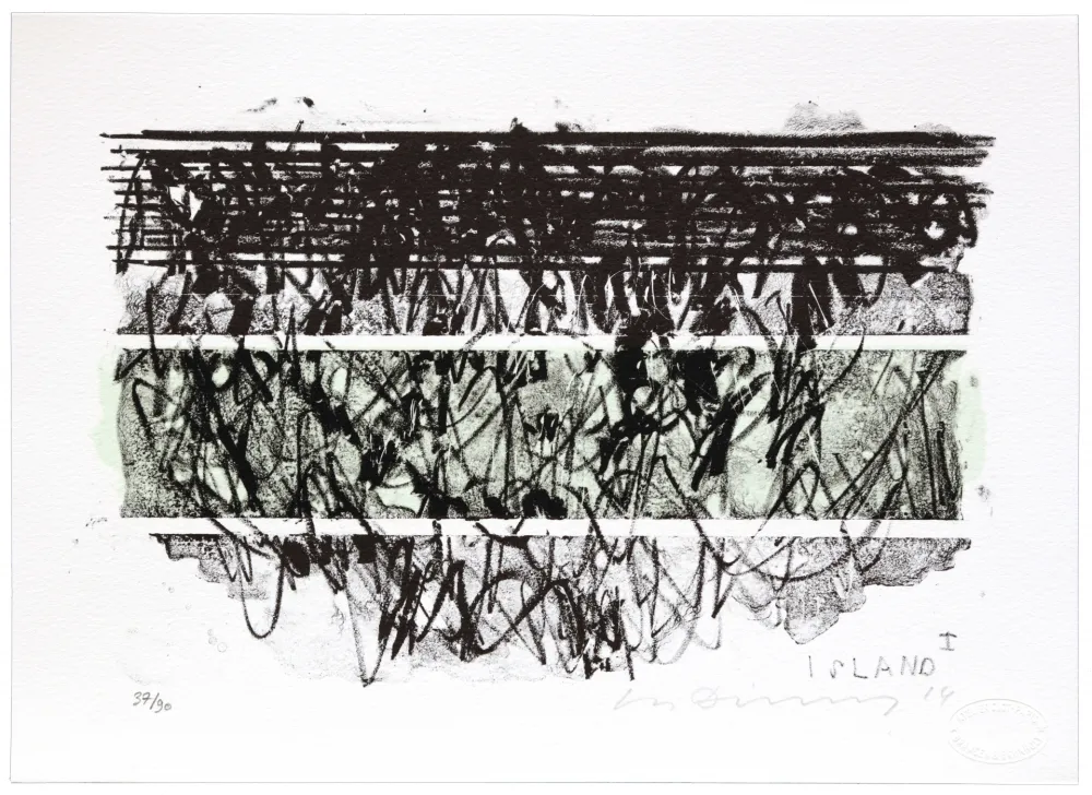 リトグラフ Denning - Islande I