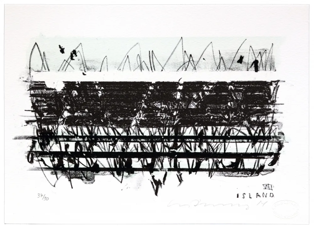 リトグラフ Denning - Islande VII