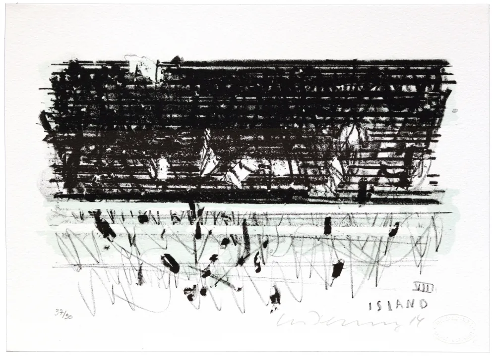 リトグラフ Denning - Islande VIII