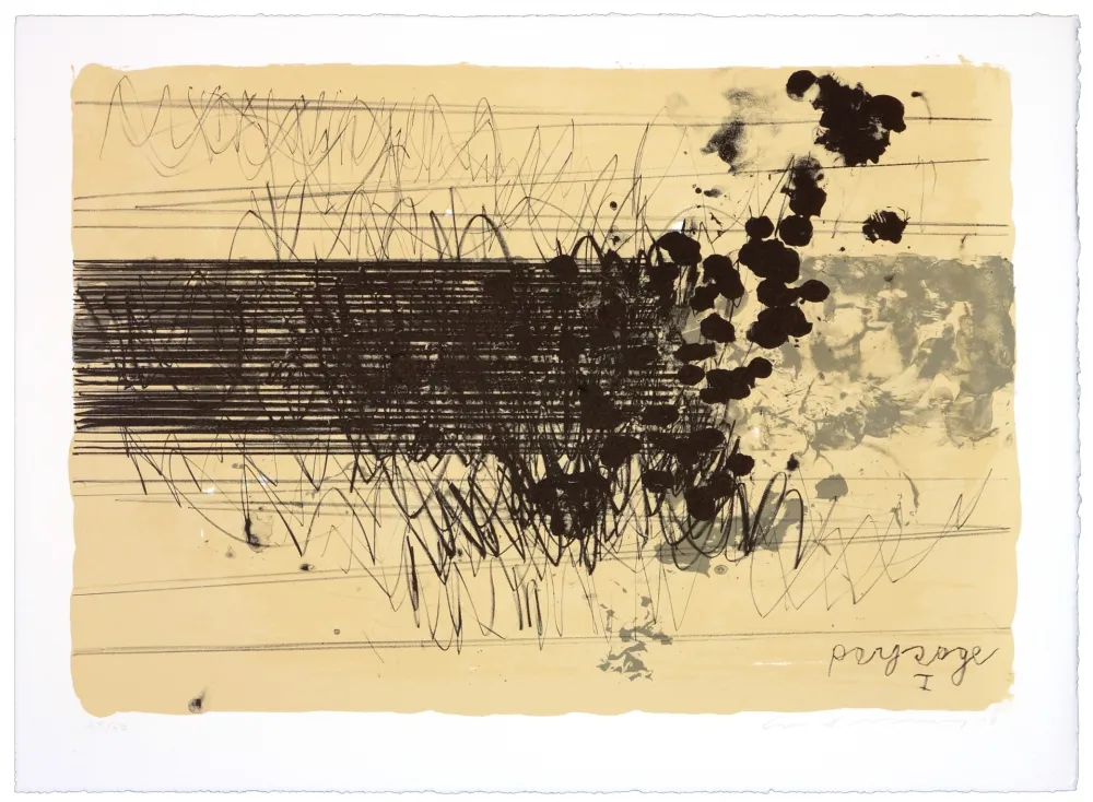 リトグラフ Denning - Paysage I