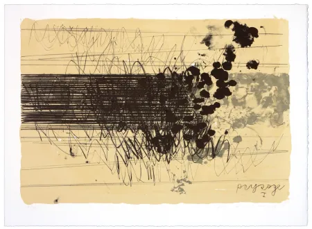 リトグラフ Denning - Paysage I