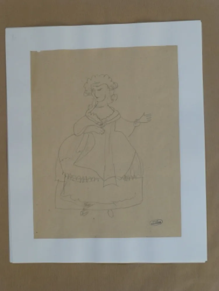 技術的なありません Derain - Femme à la robe 