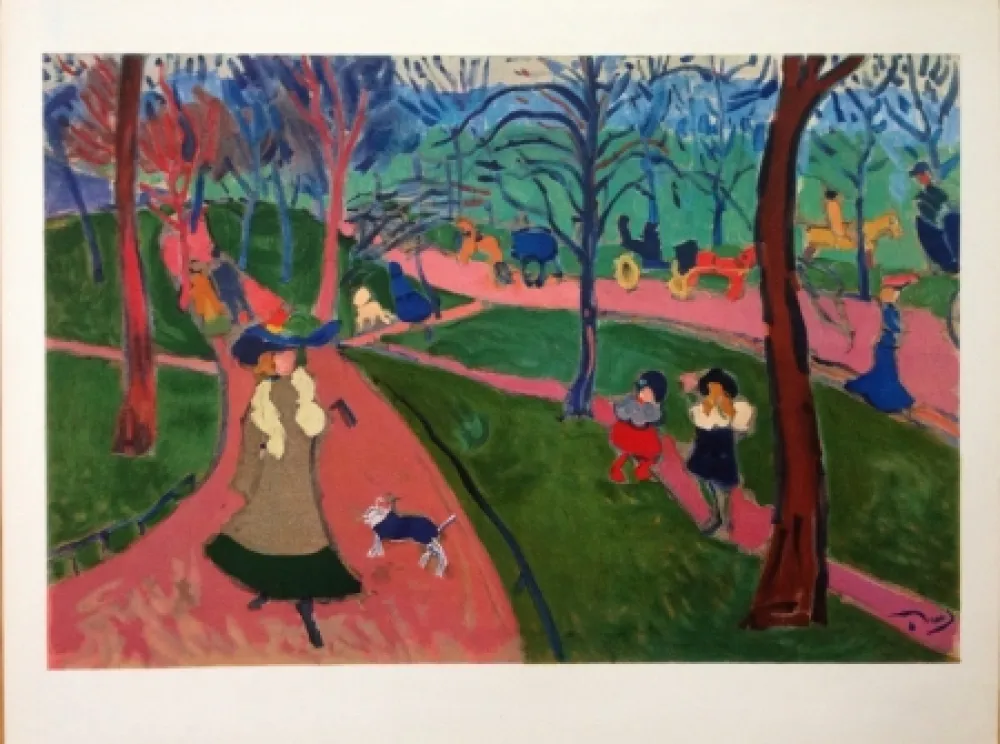 リトグラフ Derain - Hyde Park