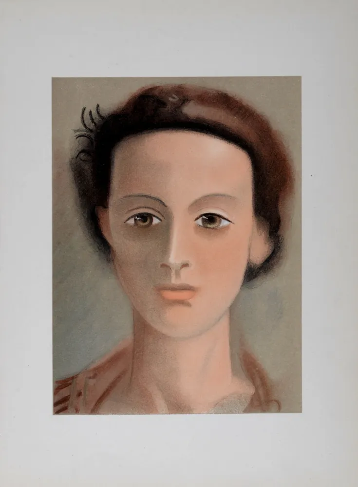 リトグラフ Derain - Portrait, 1939