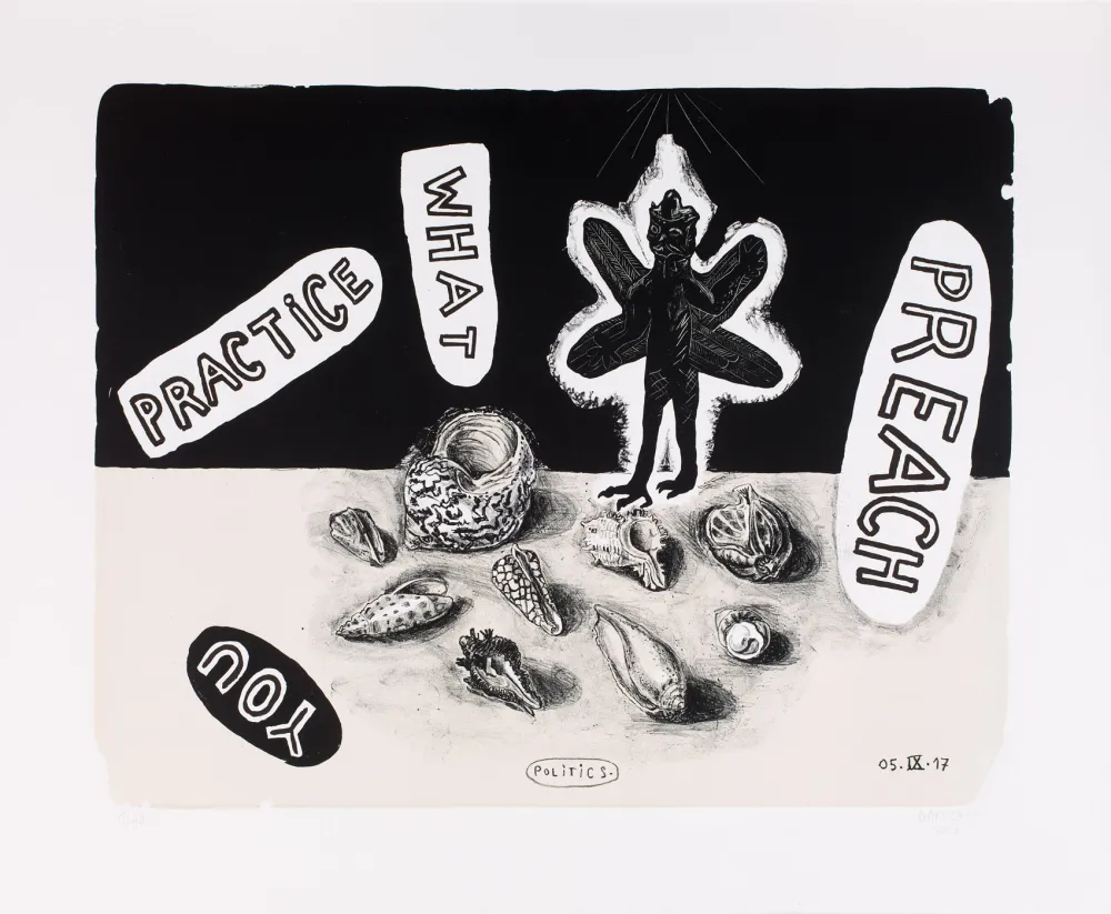 リトグラフ Deroubaix - Practice What you Preach