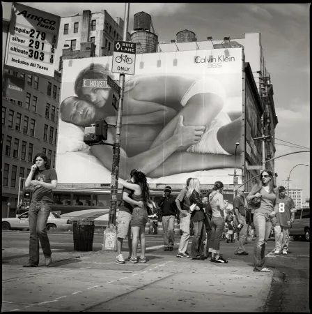 写真 Deruytter - Billboards, NY: Houston & Lafayette Streets (CK 40)
