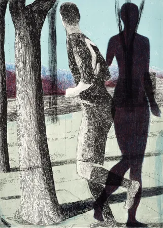 リトグラフ Desgrandchamps - Latona 2