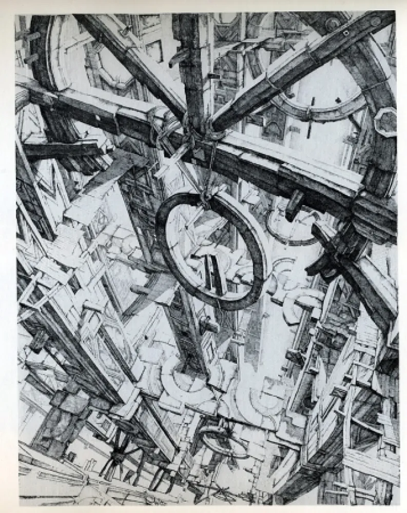 彫版 Desmazières - Les Roues