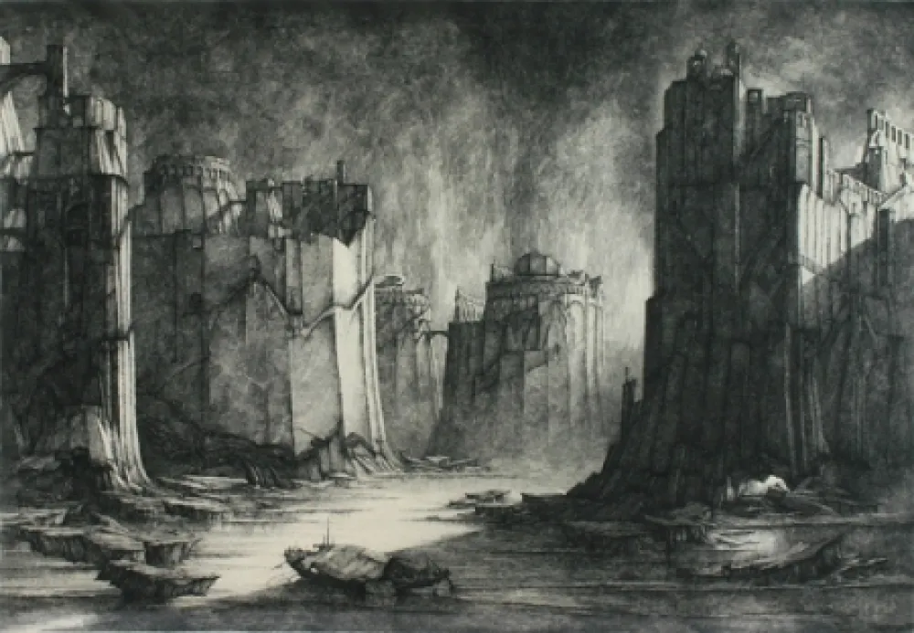 彫版 Desmazières - Terres Inconnus