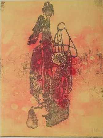 リトグラフ Deux - Sans titre