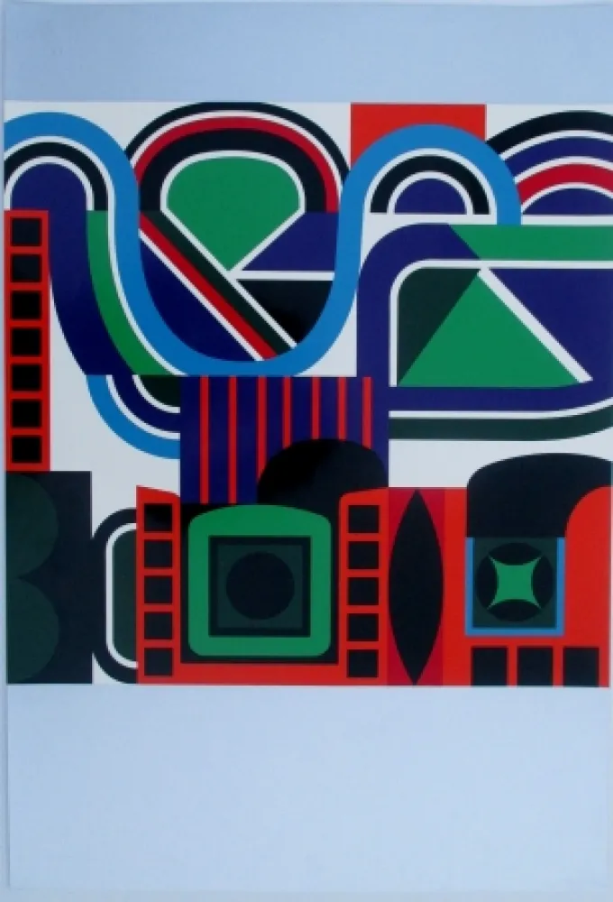 シルクスクリーン Dewasne - Louisiana