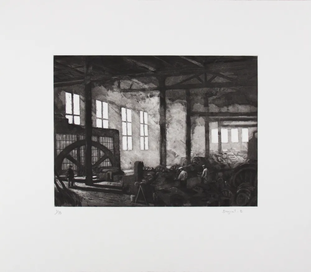 エッチング Deyrail - Vue d' atelier