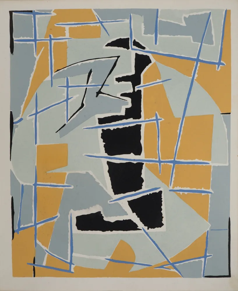 リトグラフ Deyrolle - Faille, Sujet abstrait