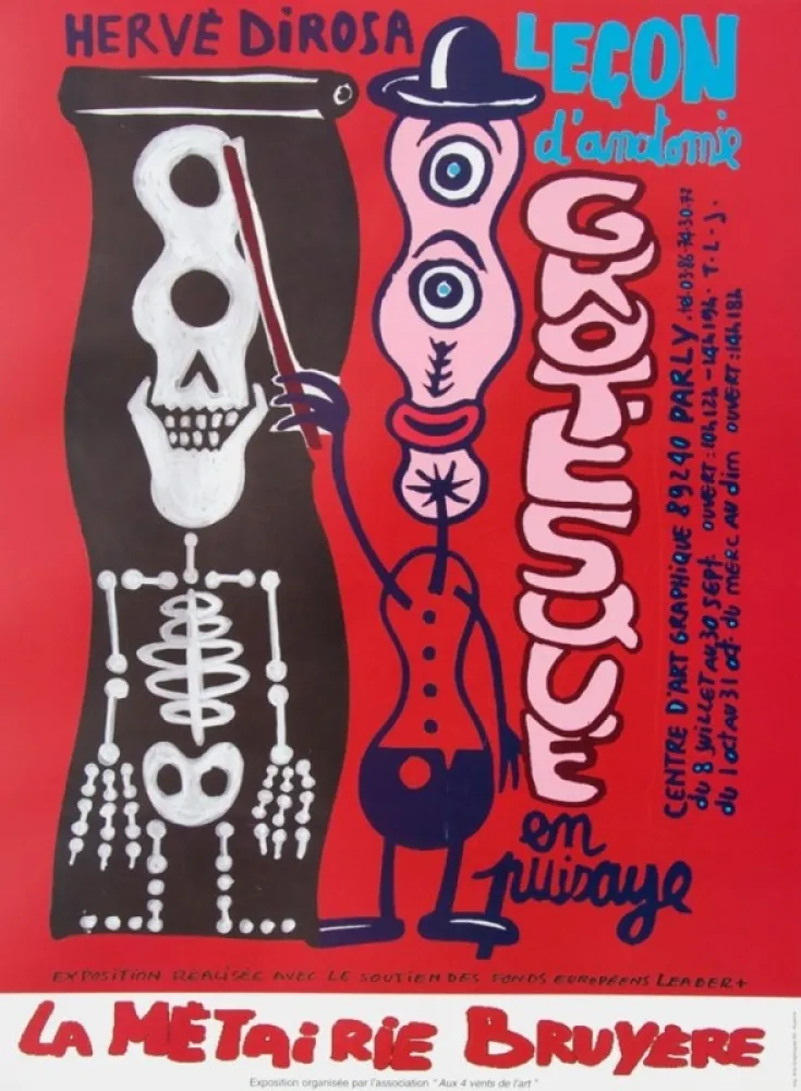 オフセット Di Rosa - Affiche LA LEÇON D'ANATOMIE GROTESQUE