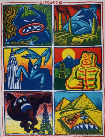 リトグラフ Di Rosa - Dirogeo 85