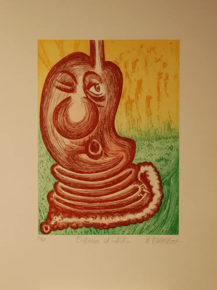 彫版 Di Rosa - Estomac et Intestin