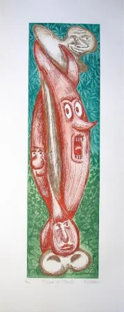 彫版 Di Rosa - Fémur et muscles