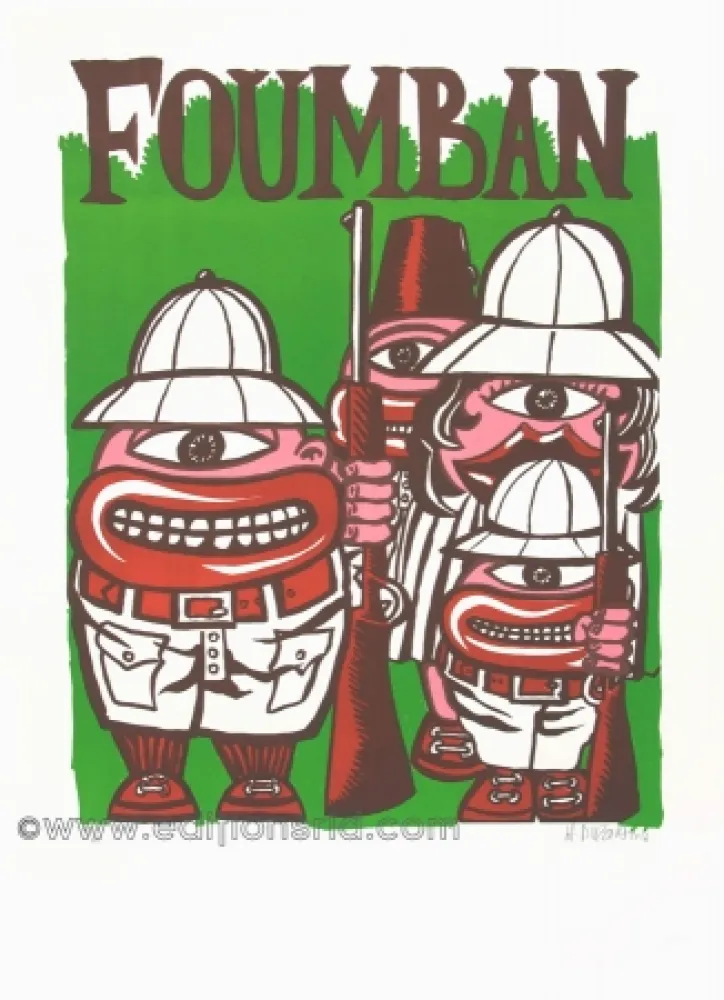 リトグラフ Di Rosa - Foumban