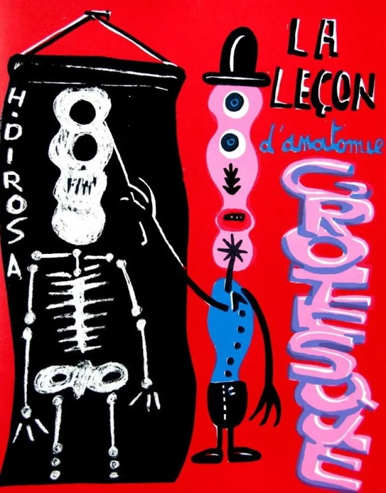 挿絵入り本 Di Rosa - La leçon d'anatomie