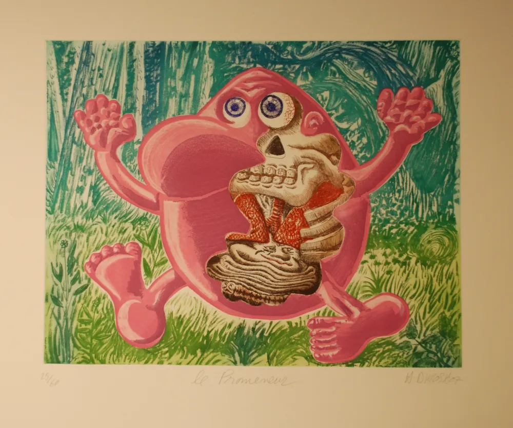 彫版 Di Rosa - Le promeneur