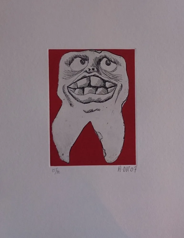 彫版 Di Rosa - Les 32 dents