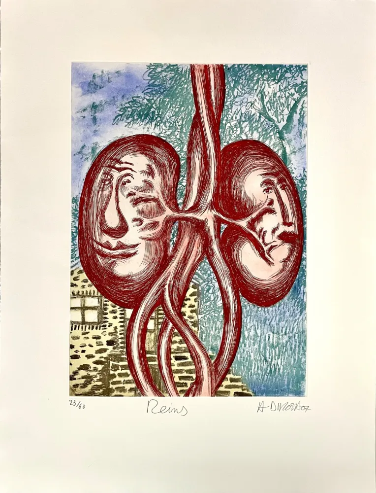 エッチング Di Rosa - Reins