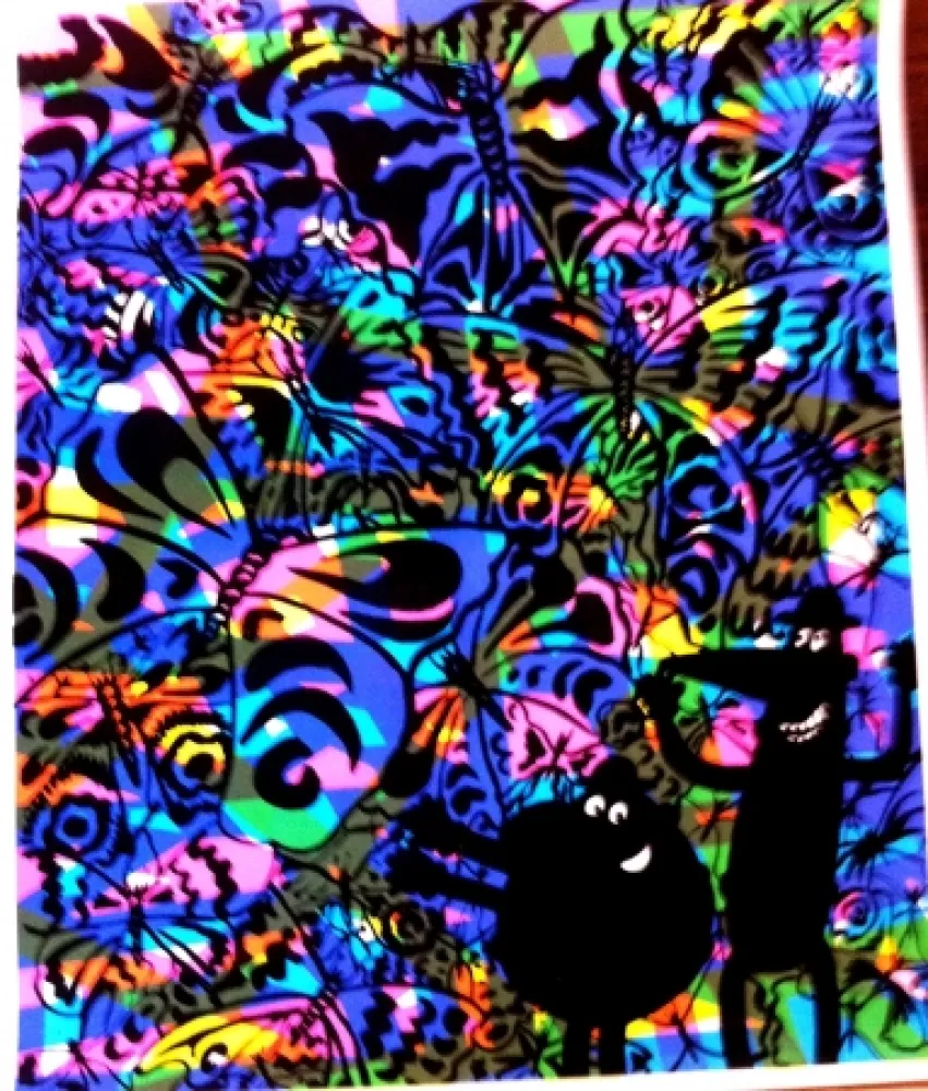 シルクスクリーン Di Rosa - Sans titre 4