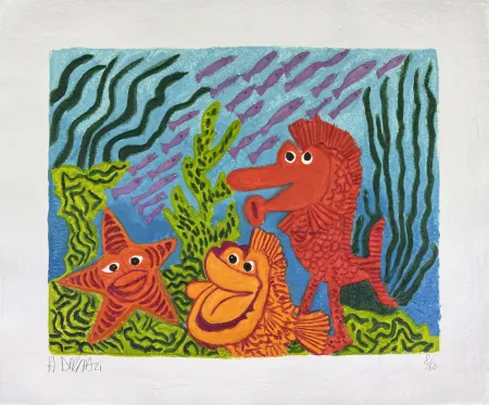 彫版 Di Rosa - Société sous-marine