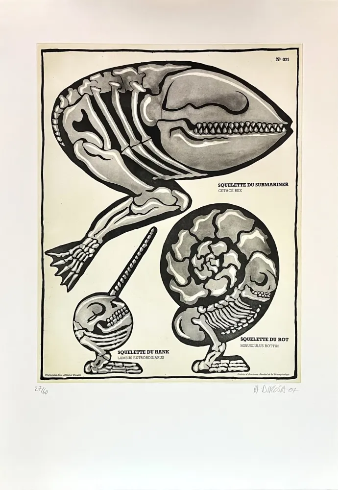 彫版 Di Rosa - Squelette de Submariner