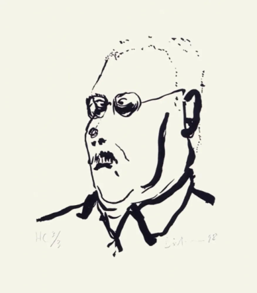 シルクスクリーン Dietman - Autoportrait No. 1