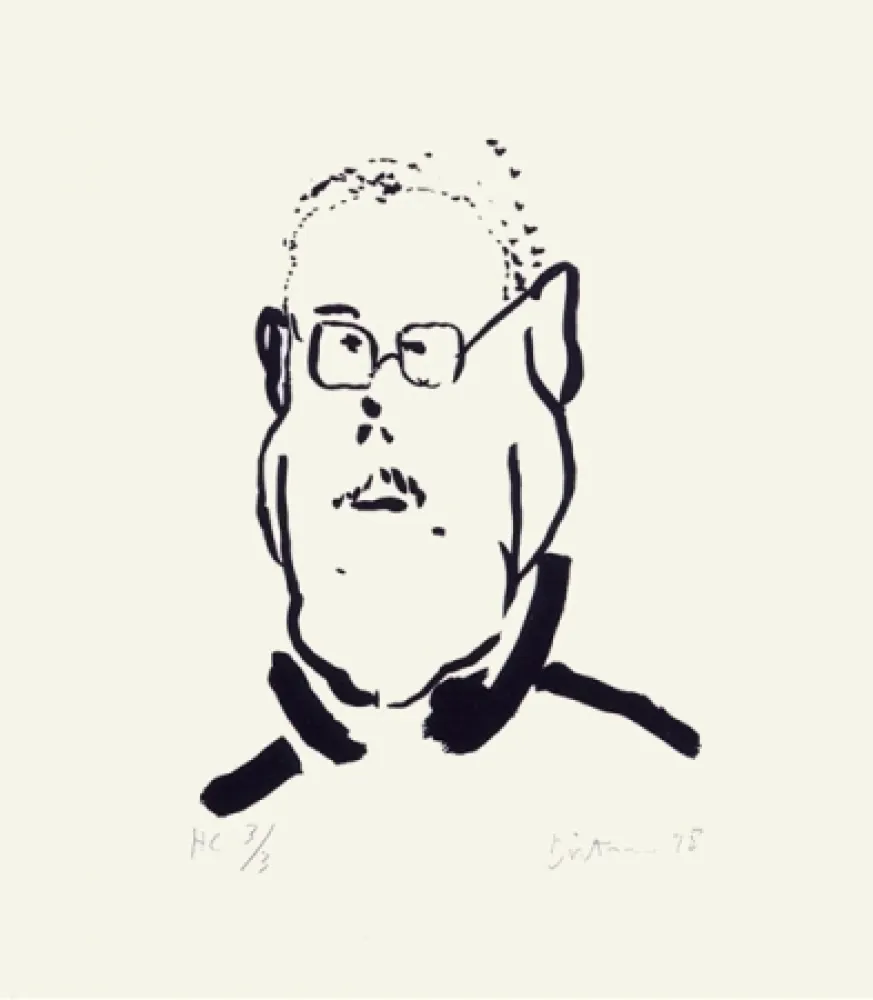 シルクスクリーン Dietman - Autoportrait No. 2