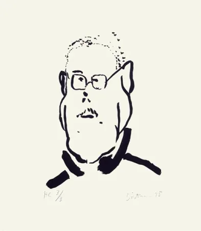 シルクスクリーン Dietman - Autoportrait No. 2