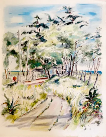 リトグラフ Dignimont - La villa Graveslenne