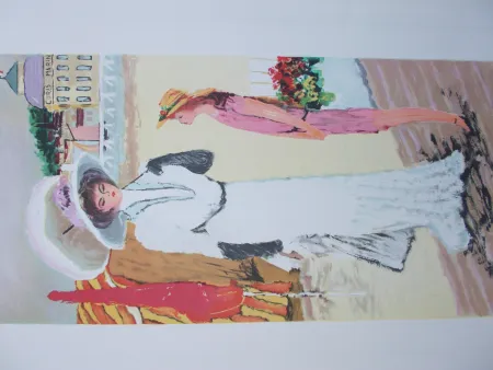 リトグラフ Dilley - La cure marine