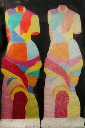 木版 Dine - 2 Kozo Venuses