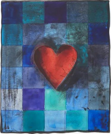 木版 Dine - Hart in Blu 