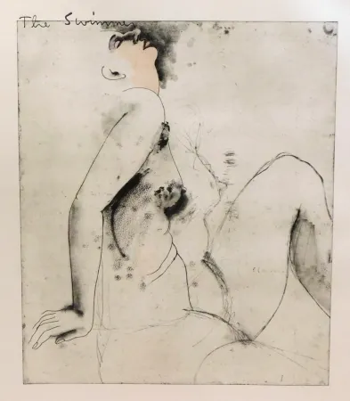 エッチング Dine - The Swimmer