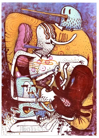 リトグラフ Dizac - Sans titre 1