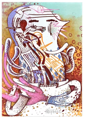 リトグラフ Dizac - Sans titre 2