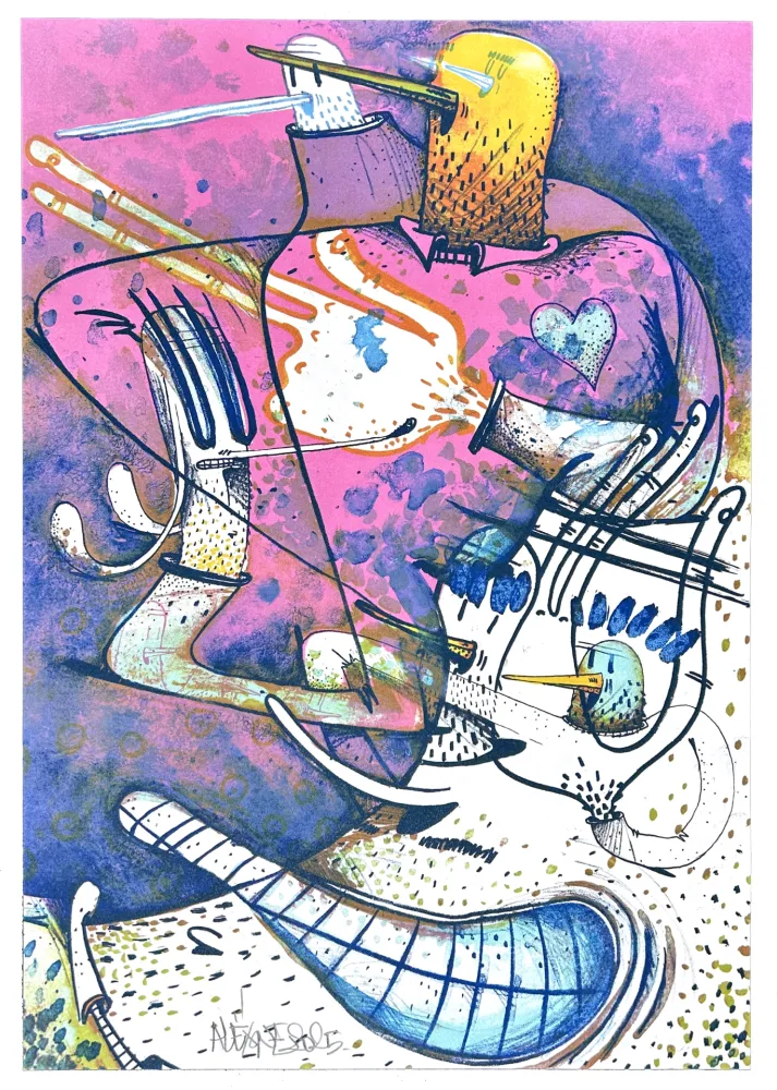 リトグラフ Dizac - Sans titre 3