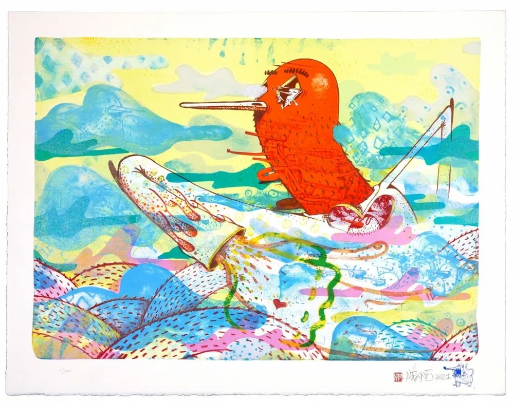 リトグラフ Dizac - Untitled