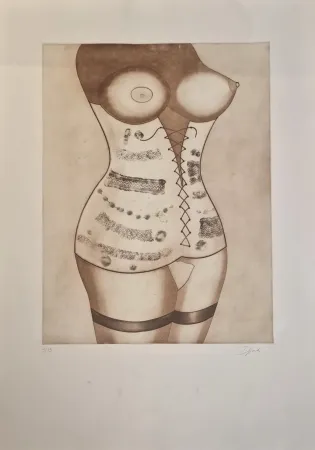 エッチング Djak - Senza titolo