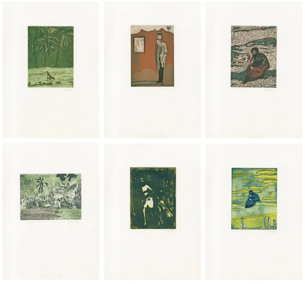 エッチング Doig - Black Palms