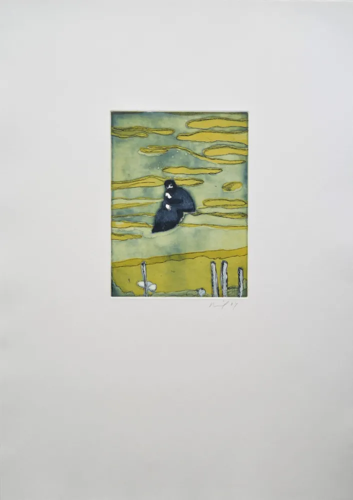 エッチングと　アクチアント Doig - Boathouse