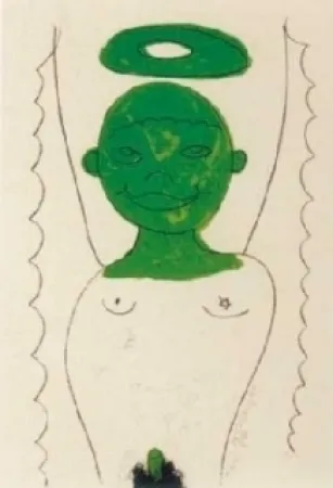 リトグラフ Dokoupil - Angelito