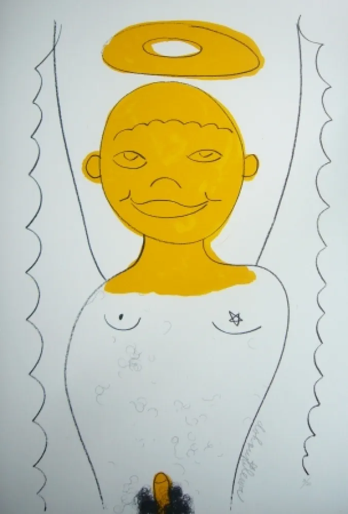 リトグラフ Dokoupil - Petit ange 3