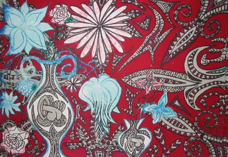 リトグラフ Dokoupil - Untitled (red)