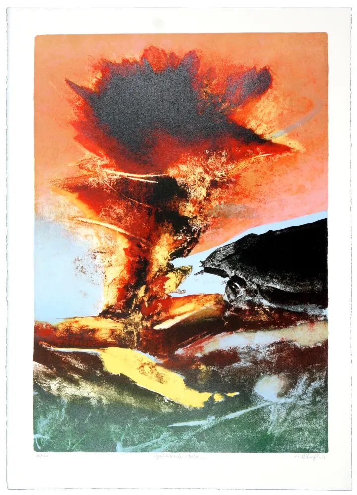 リトグラフ Dolma - Ignimbrite Noire