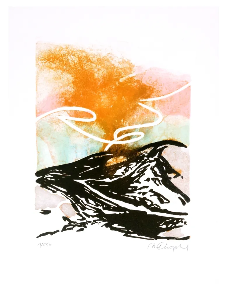 リトグラフ Dolma - Pink Tephra