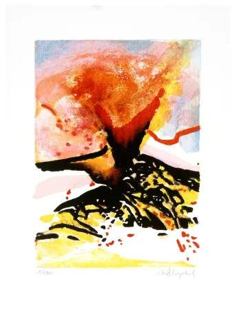 リトグラフ Dolma - Red Tephra